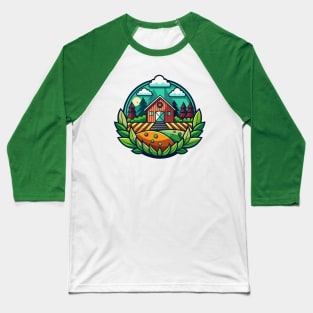 Farm Life Baseball T-Shirt